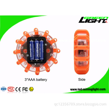 Plastic Emergency Disc LED Warning Light
